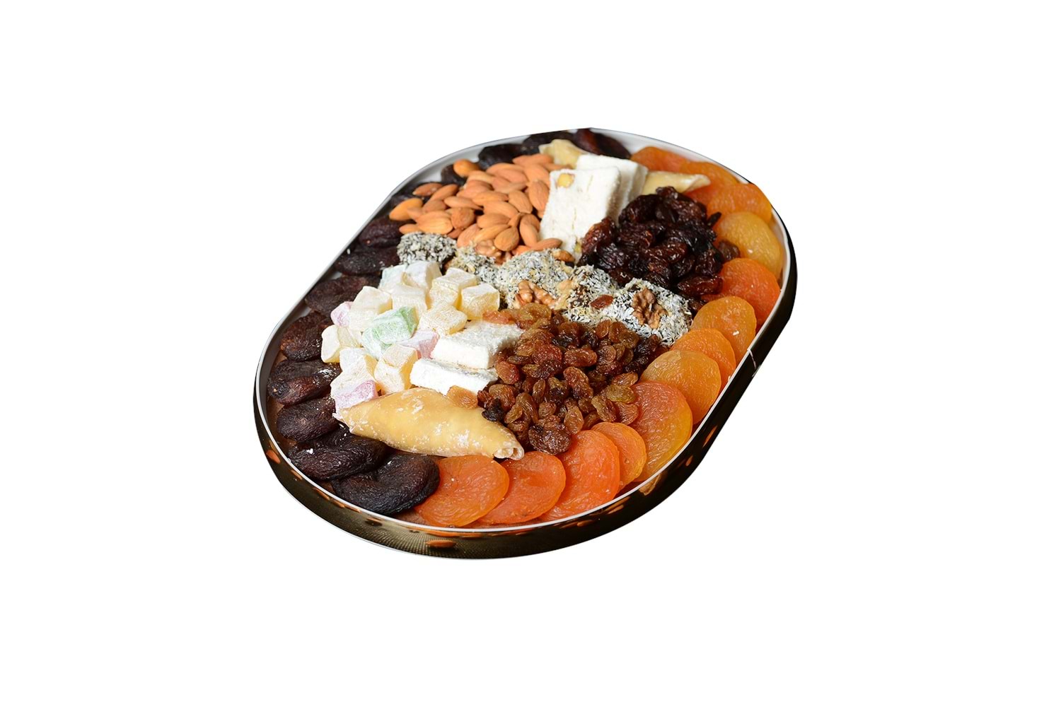 KLASİK HEDİYELİK KAYISI SEPETİ GOLD (1100 GR)